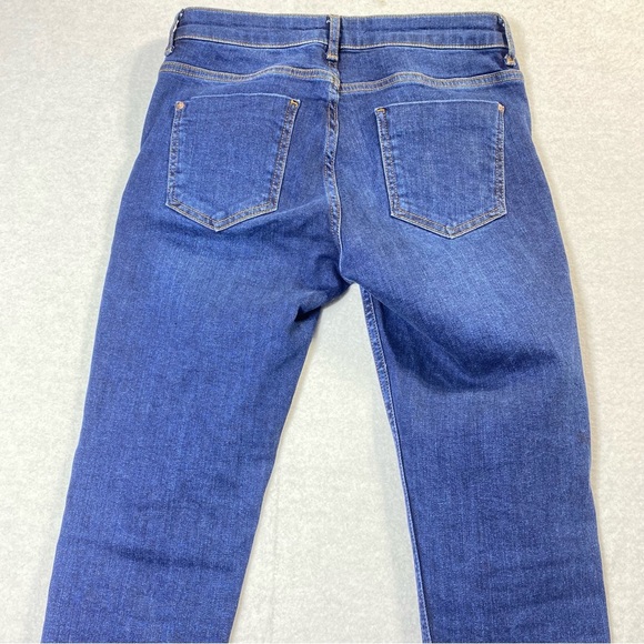 Zara Jeans Women's Sz 6 Blue Skinny Leg Low Rise Stretch Classic Casual Denim - Picture 6 of 13